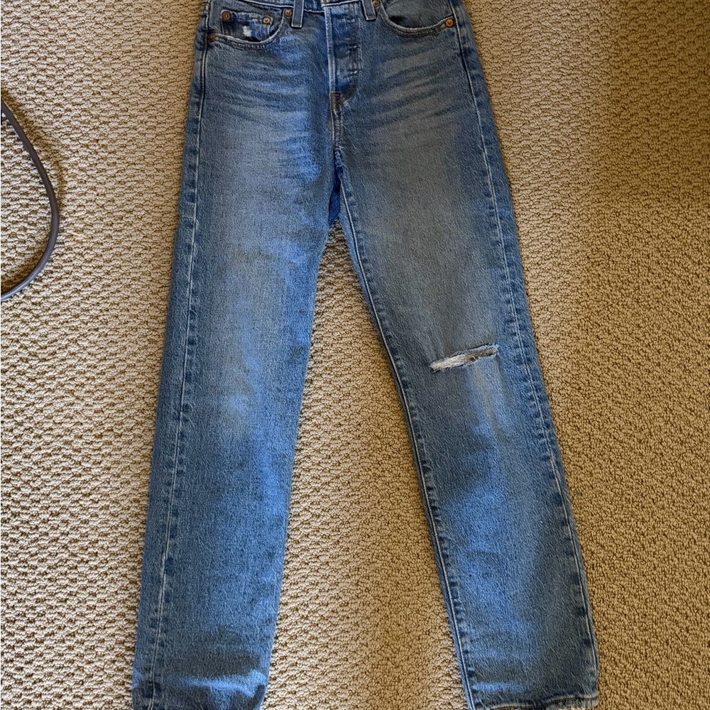 Levi's Blue Straight Leg Jeans